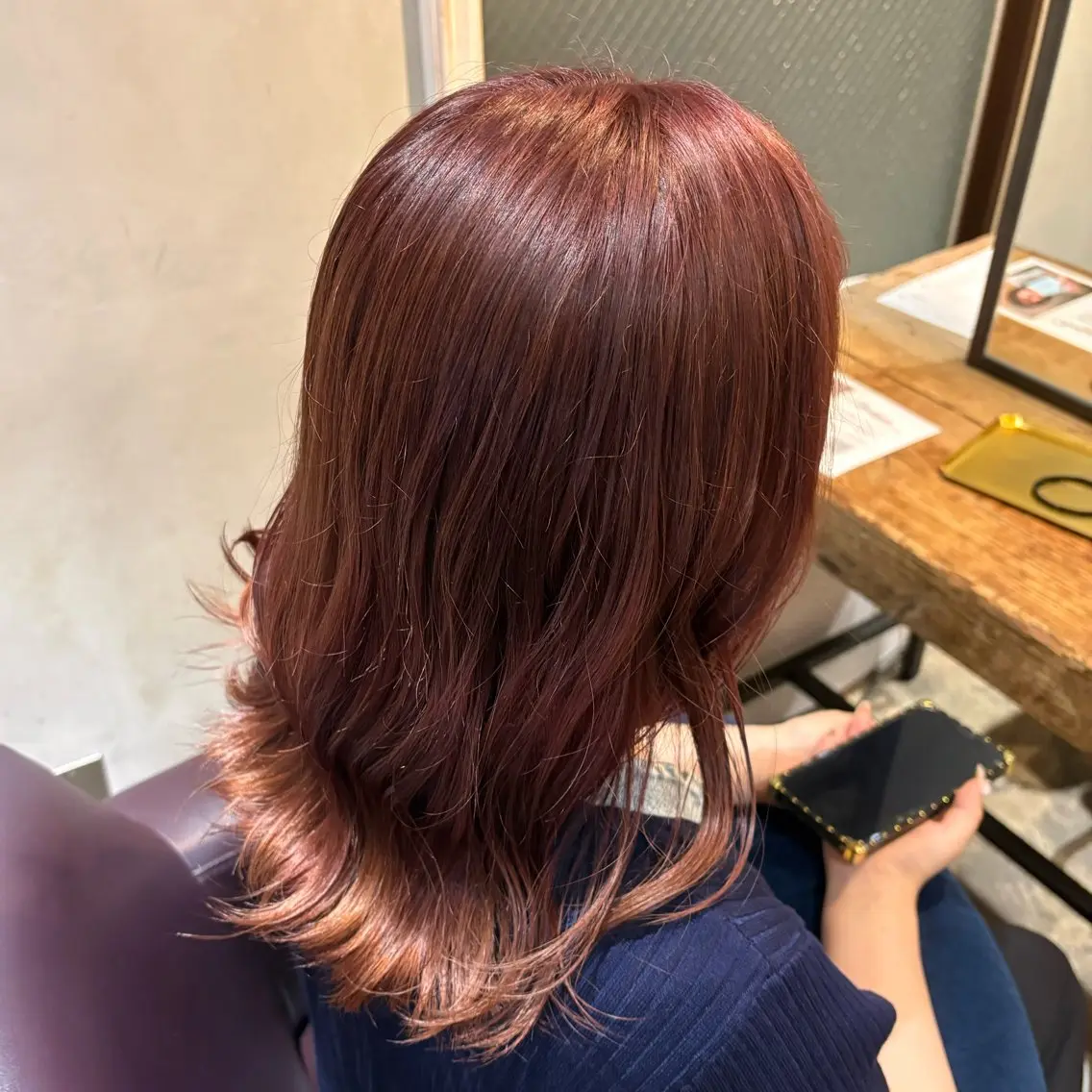 セミロング カラー ブリーチ ブリーチなしカラー ヘアカラー カット/パーマ ୨୧ RISAKOのヘアスタイル
