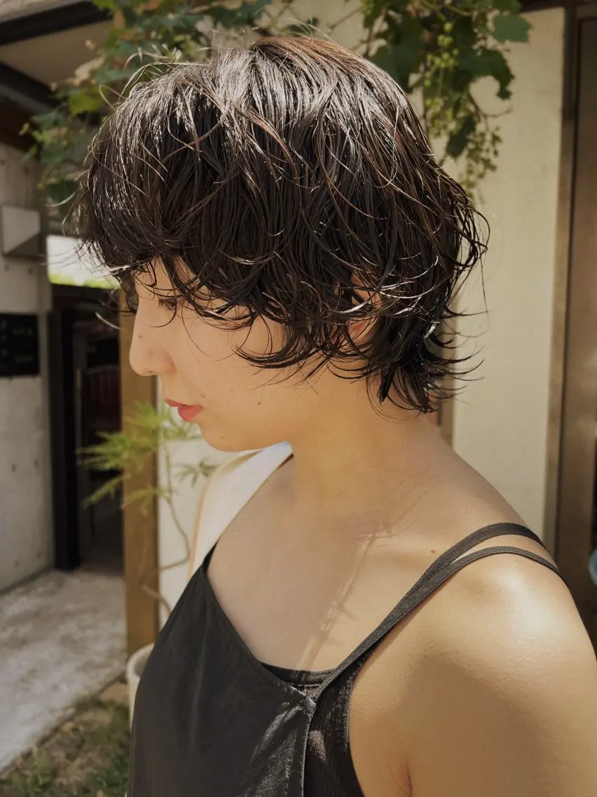 ショート パーマ パーマ 小林 明彦のヘアスタイル