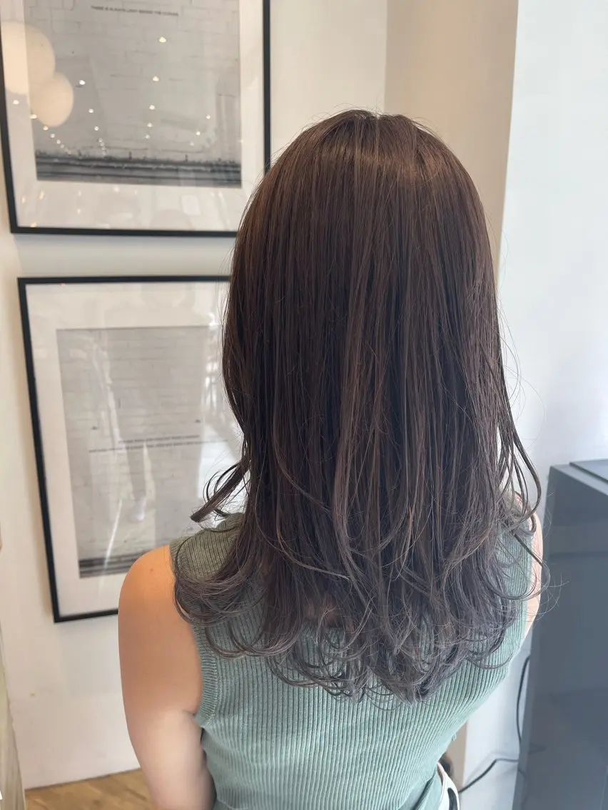 ロング カラー 塚本 昂のヘアスタイル