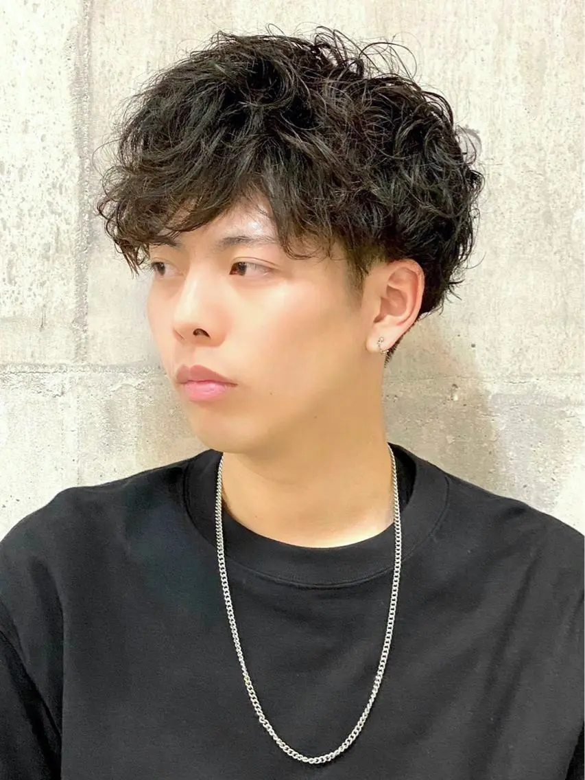 【メンズ限定】パーマ＋カット＋眉カット付の写真