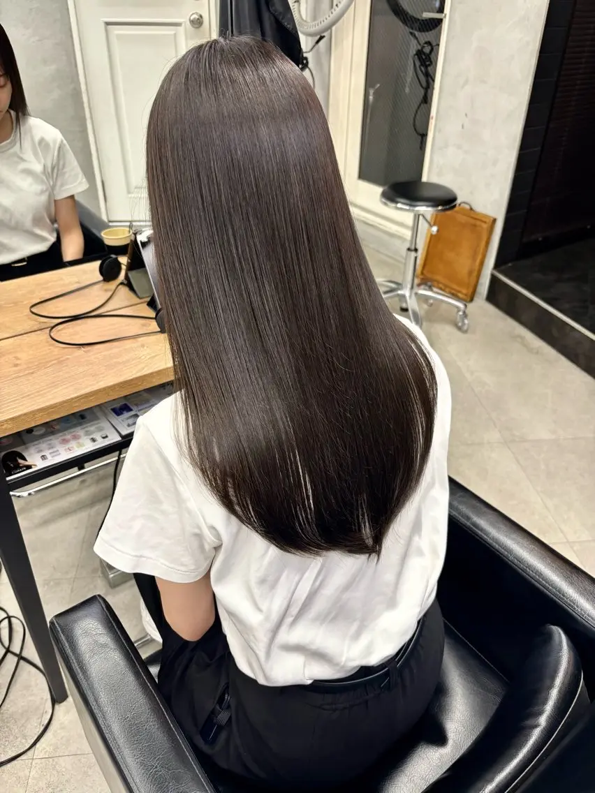ロング カラー ヘアカラー トリートメント 透明感カラー🫧 /hinaのヘアスタイル