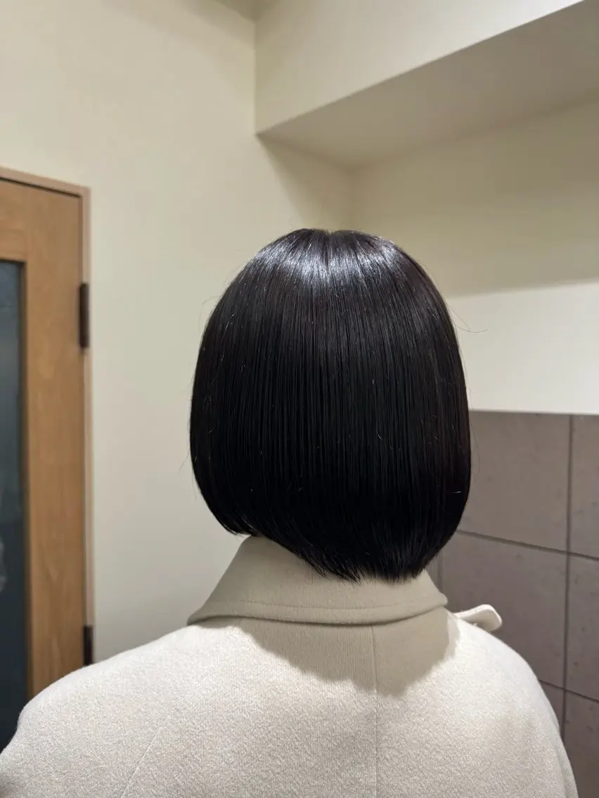 ショート ワンカラー + Xトリートメントの写真