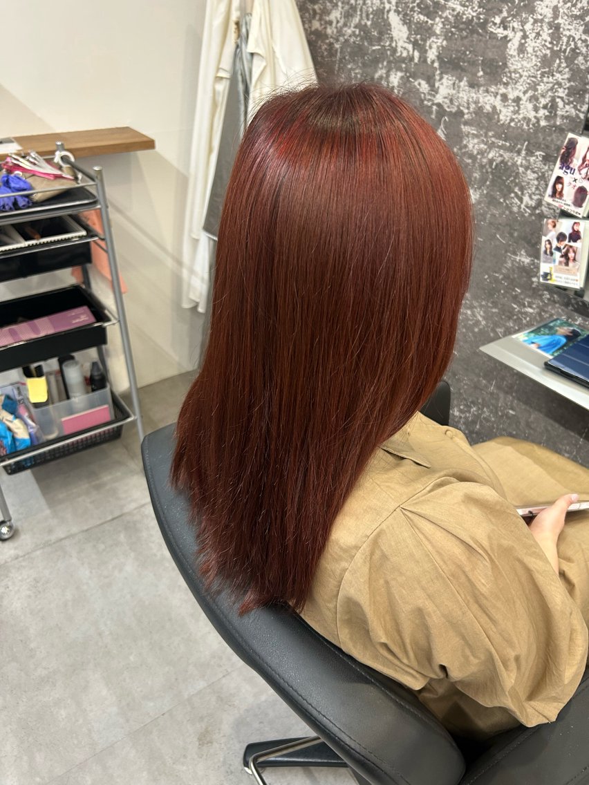 セミロング ヘアカラー Agu/ㅤ⠀ ななみんのヘアスタイル