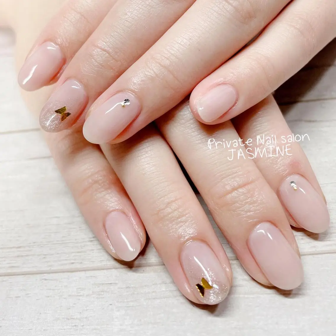 ネイル オフィスネイル シンプルネイル ハンドネイル Nail salon JASMINEのネイルデザイン