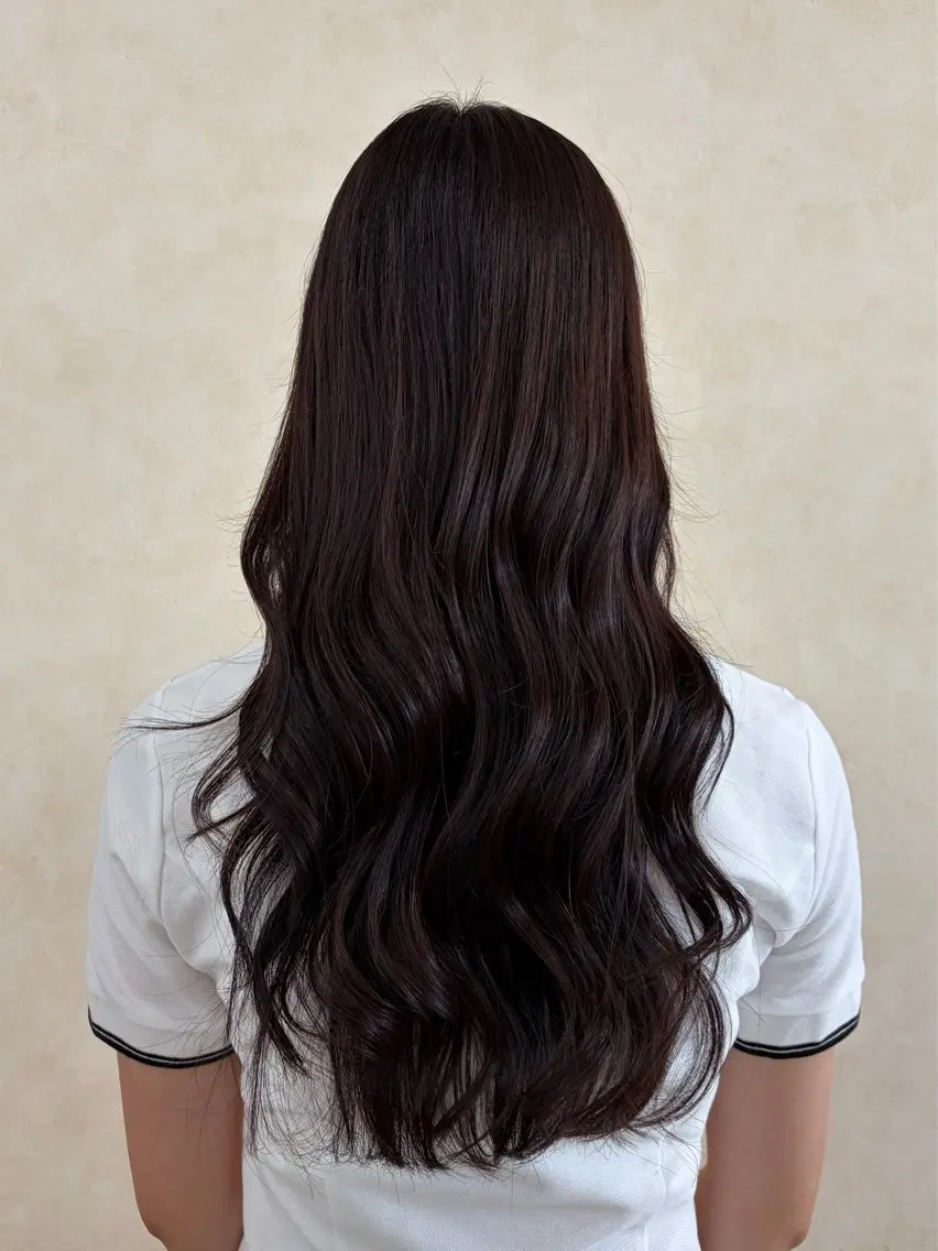 ロング カラー ラベンダーカラー カット ヘアカラー トリートメント 倉澤 愛理のヘアスタイル