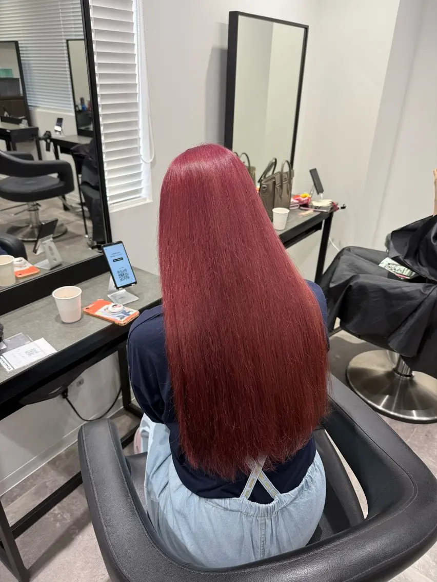 ロング カラー ヘアアレンジ ヘアカラー トリートメント ヘアセット 💗横浜美容室 💗HARUNAのヘアスタイル