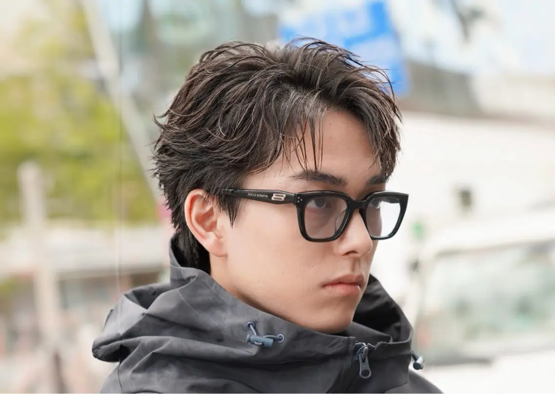 パーマ メンズ メンズパーマ ニュアンスパーマ パーマ 安井凰太 /elima武蔵小杉のヘアスタイル