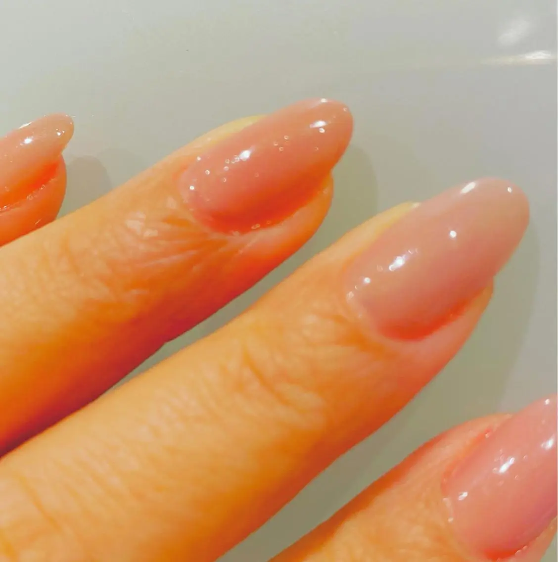 美爪ワンカラー orラメグラ ¥1800【オフなし】※現金のみのお会計となります。の写真