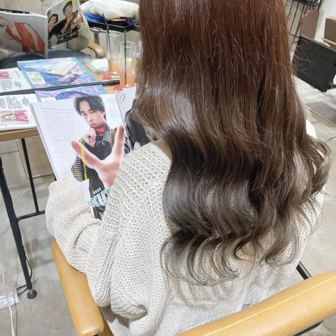 カラー ヘアアレンジ ブリーチ 透明感カラー イルミナカラー ブリーチなしカラー ピンクカラー 𝙢𝙞𝙮𝙪🎀 girly hairのヘアスタイル