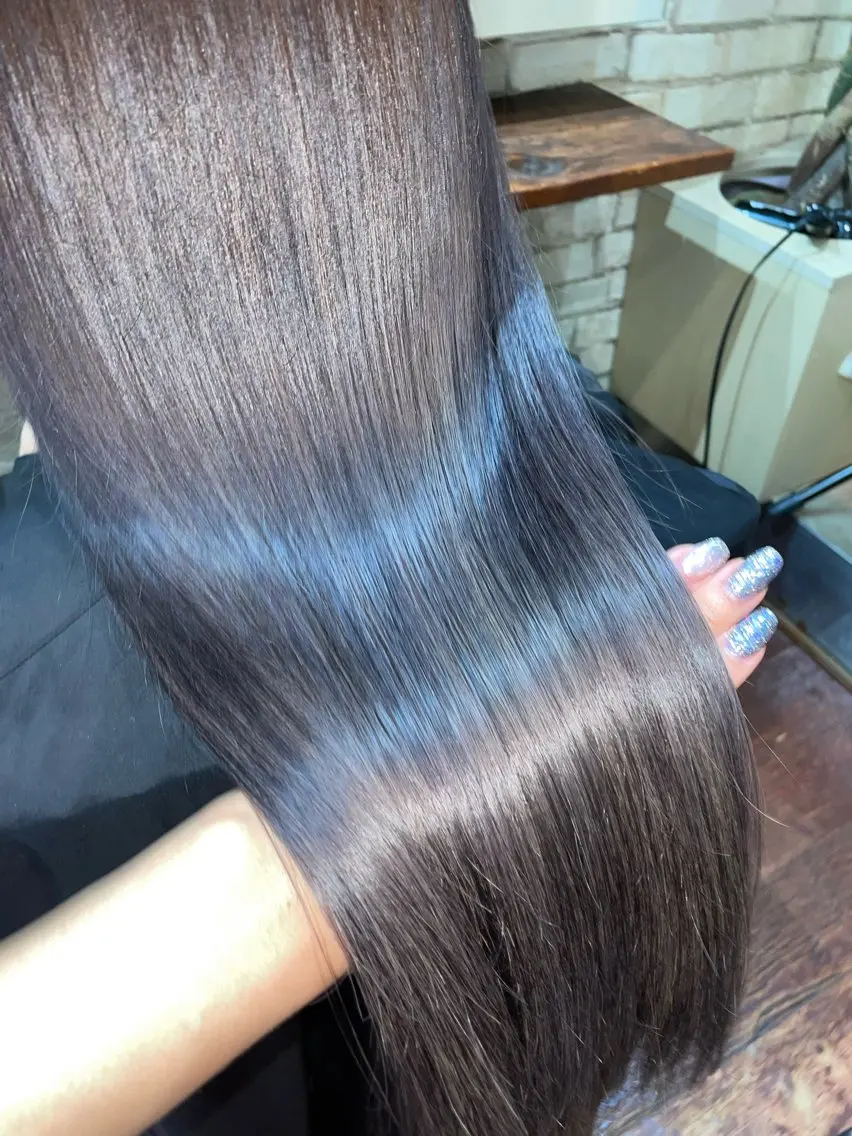 ロング 髪質改善 トリートメント 🦋韓国hair🦋 エクステ店長sakiのヘアスタイル