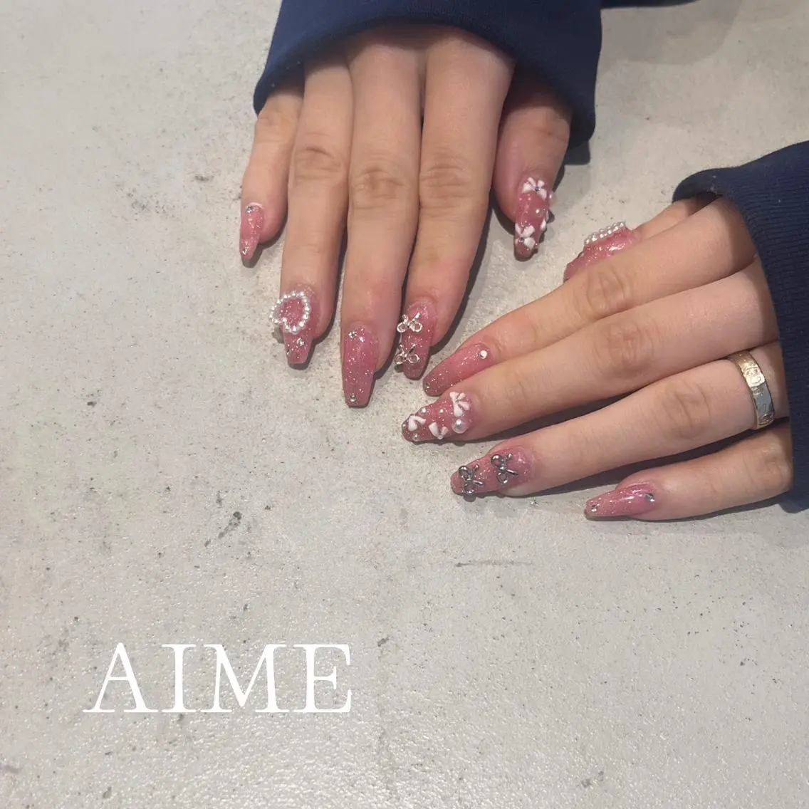 ネイル ハンドネイル AIME (momo)のネイルデザイン