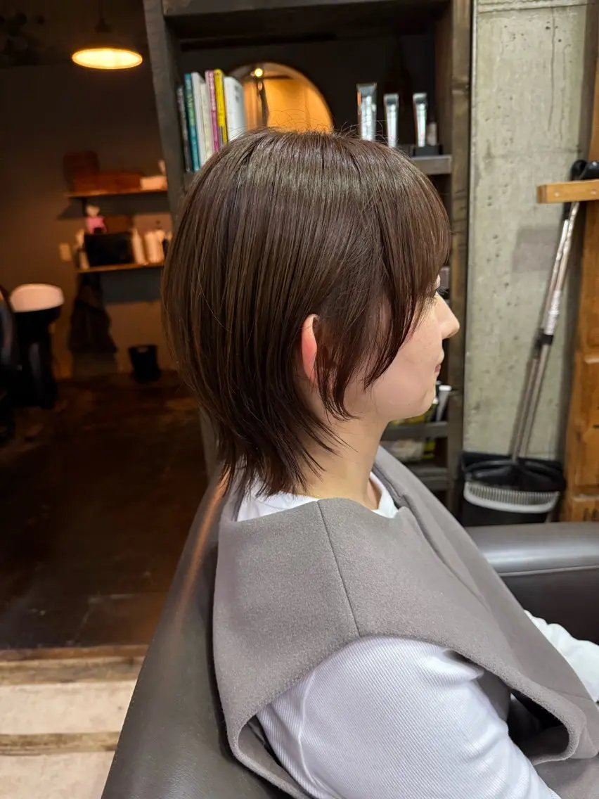 似合わせカット+ワンカラー+2STEPトリートメントの写真