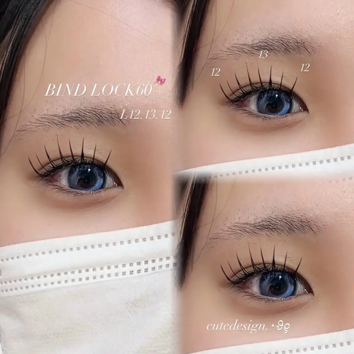 マツエク・マツパ Lカール CreBiA🎀 ayaのマツエク・マツパデザイン