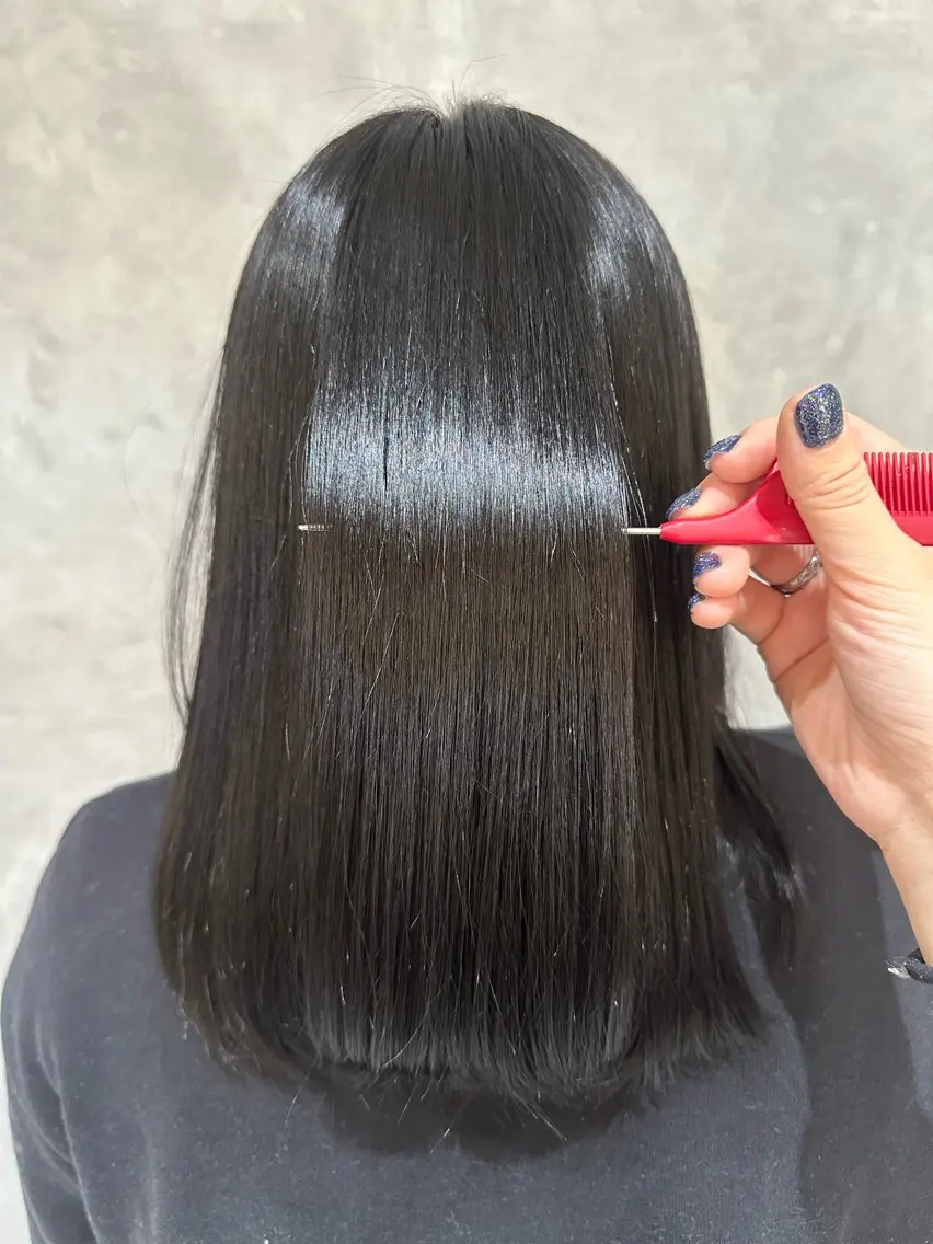 セミロング 髪質改善 トリートメント 🫧アレンジ・髪質 改善maica🫧のヘアスタイル