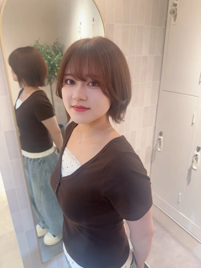 ショート カラー カット ヘアカラー トリートメント 🪞IA渋谷/個室 サロン/けいと🪞のヘアスタイル