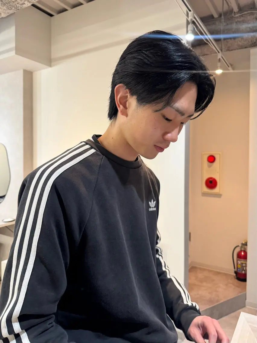 【men's限定】メンズデザインカット＋COTAのクレンジングシャンプーの写真