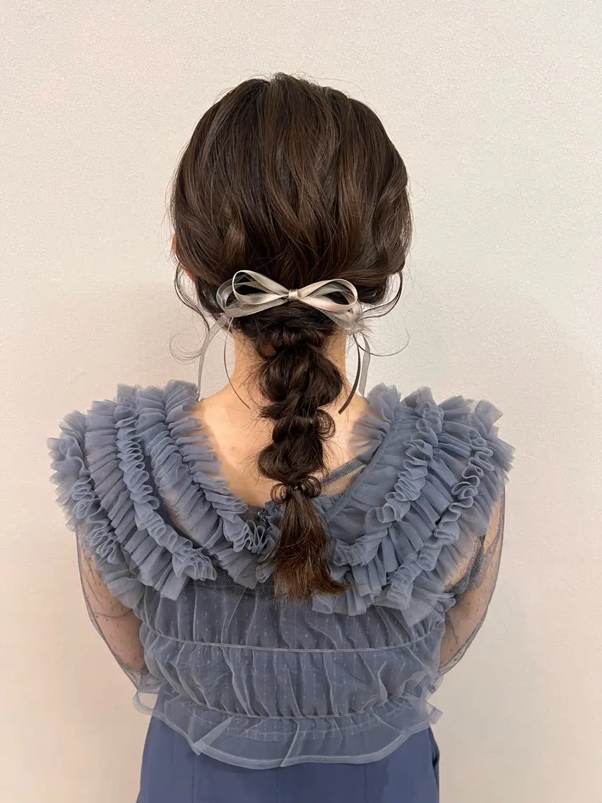ヘアアレンジ ヘアセット ヘアセットヘッドスパ Miraiのヘアスタイル