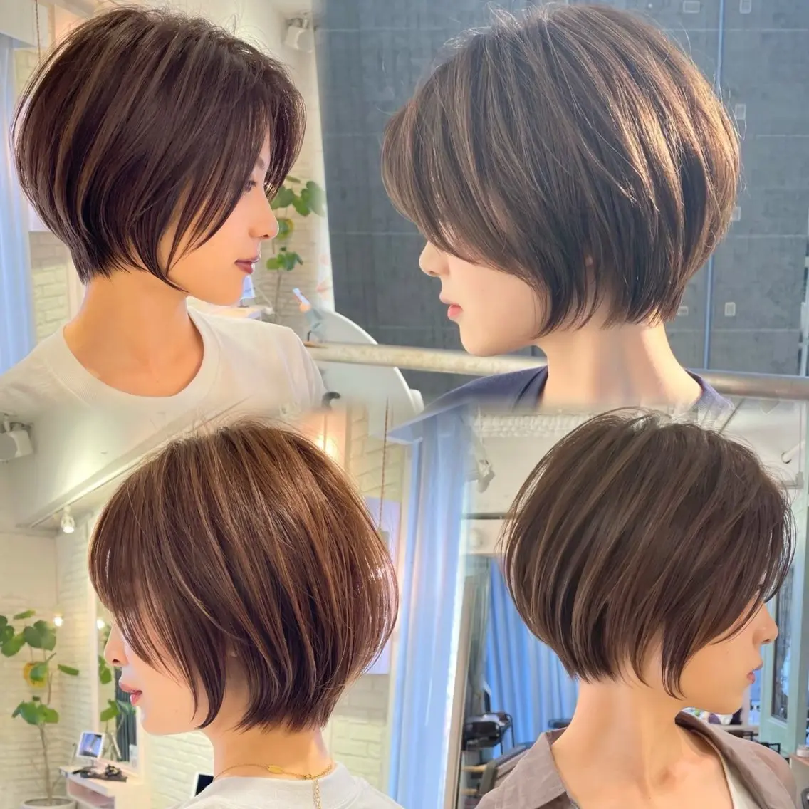 ショート カット ヘアカラー トリートメント 松本元也✂️新宿 ショートカットのヘアスタイル