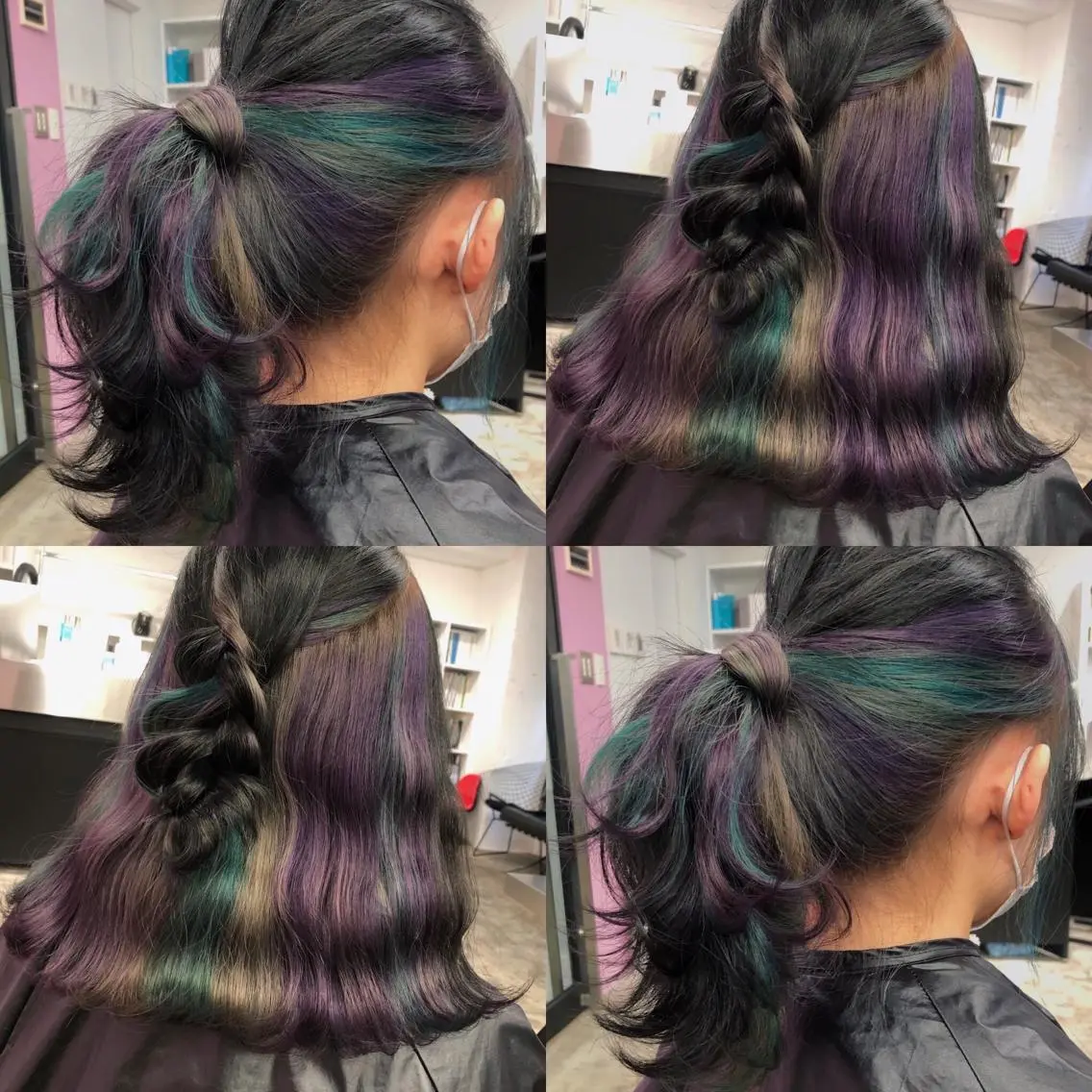 ロング カラー ユニコーンカラー カット ヘアカラー トリートメント ♡MIHO♡ スタイリストのヘアスタイル