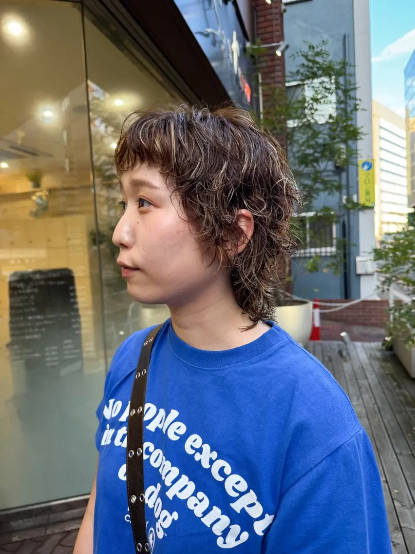 ショート パーマ ニュアンスパーマ Seeknext // Rukaのヘアスタイル