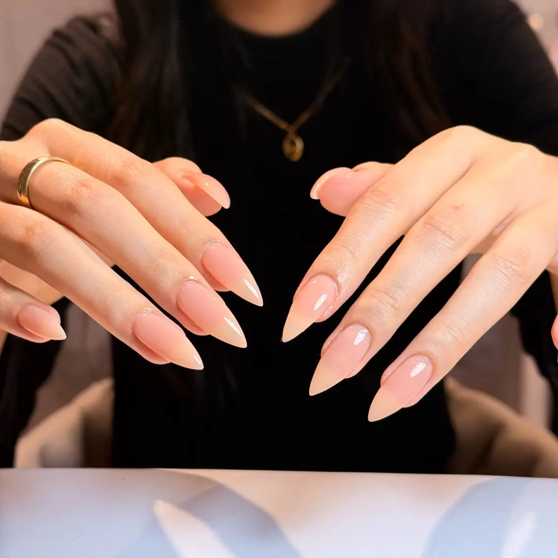 ネイル アートネイル チークネイル フレンチネイル グラデーション キラキラネイル ハンドネイル Risa_ Nailのネイルデザイン