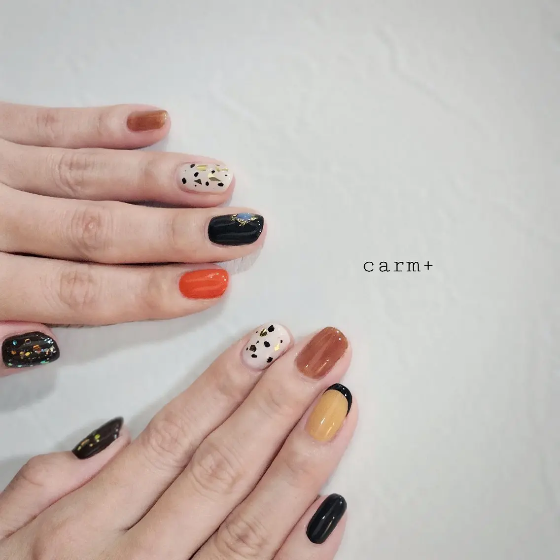ネイル アートネイル ニュアンスネイル ハンドネイル nail salon calm+ のネイルデザイン
