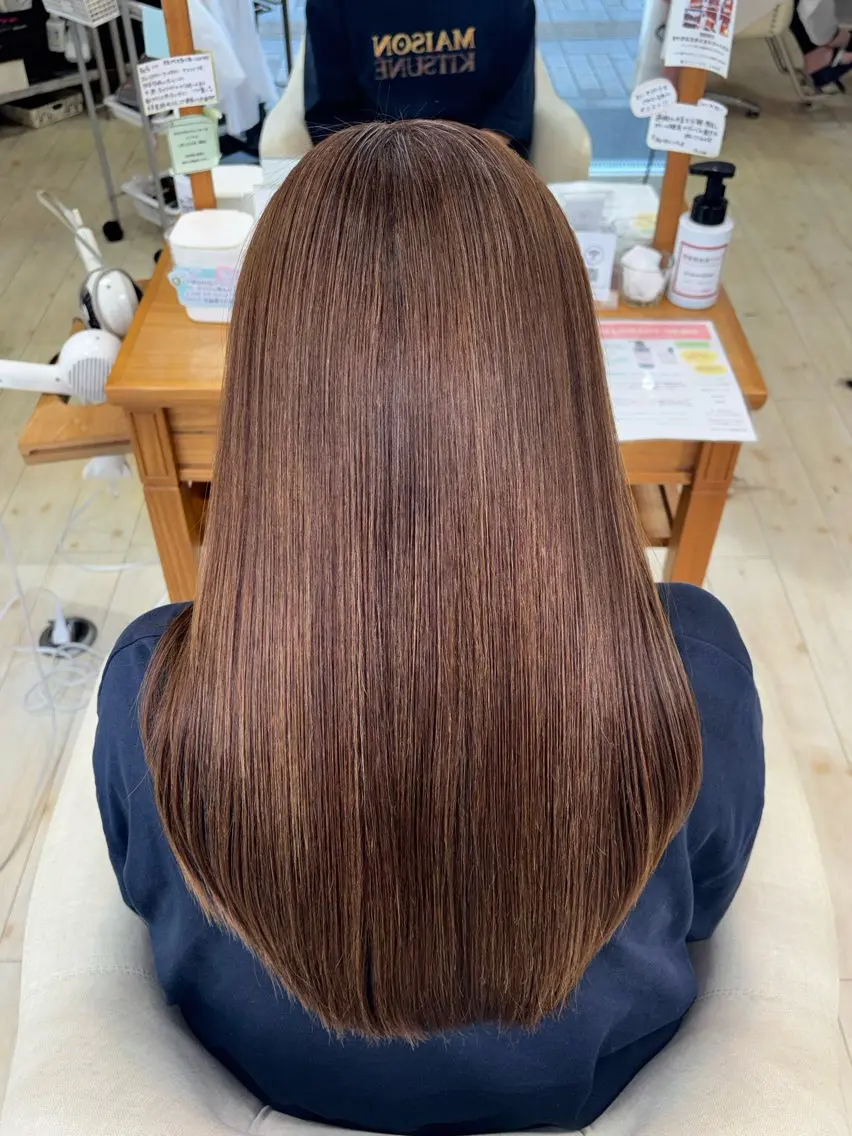 ロング 江副 朱星のヘアスタイル