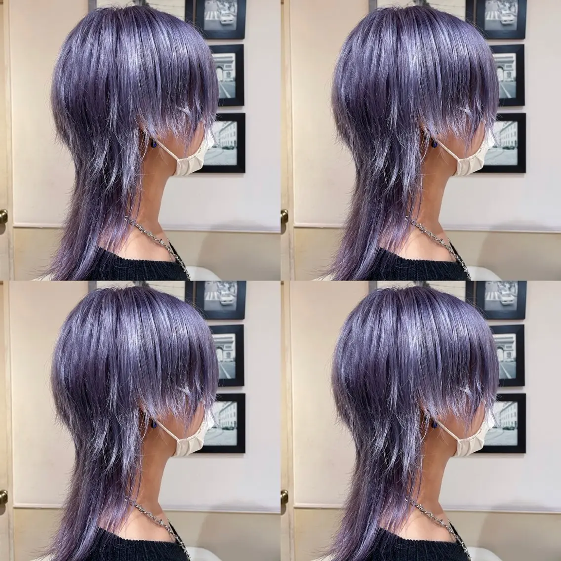 ミディアム カラー ラベンダーカラー 🌟トップデザイナー 高橋🌟のヘアスタイル