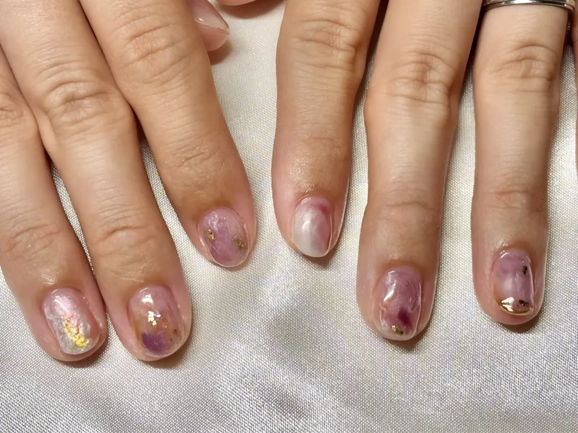 ネイル ハンドネイル ハンドケア ゆう .のネイルデザイン
