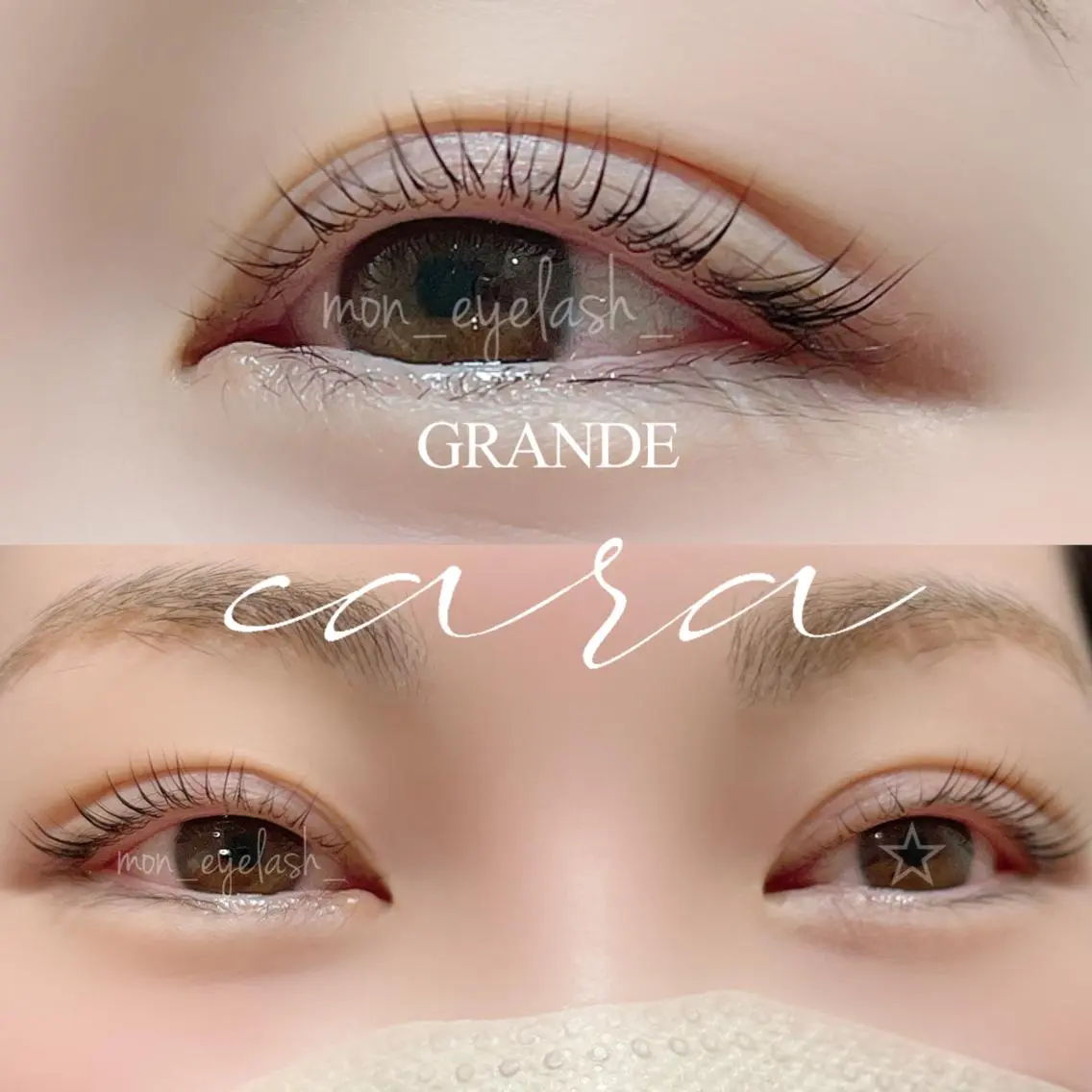 マツエク・マツパ アイブロウ パリジェンヌラッシュリフト マツパ GRANDEcara 栄 Miki🍀のマツエク・マツパデザイン