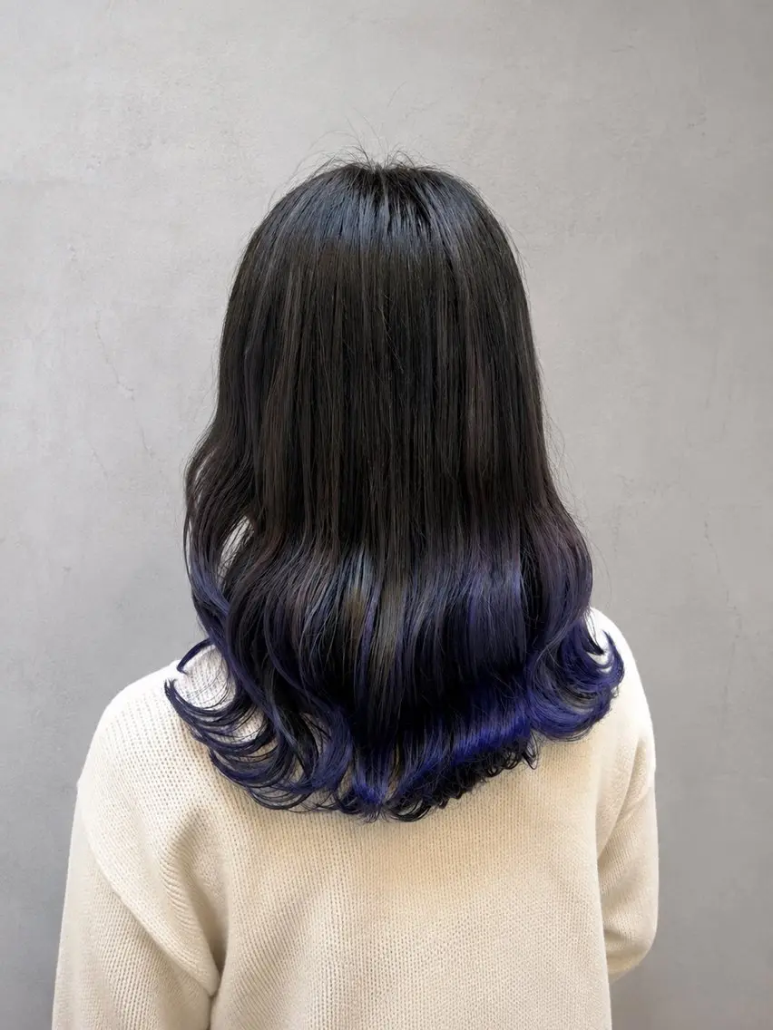 セミロング カラー ヘアカラー トリートメント 【enil代表】 杉林和哉のヘアスタイル