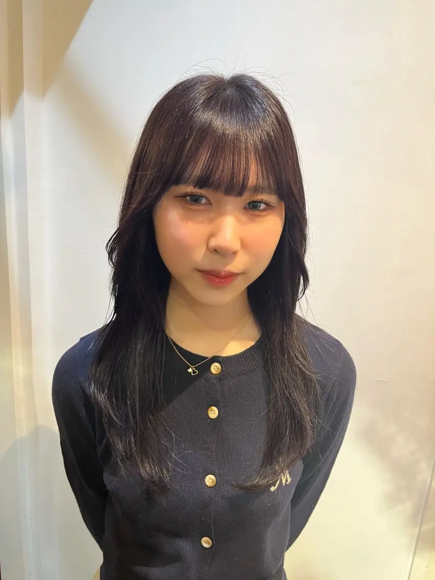 セミロング カラー sora / 渋谷 / ハイトーンのヘアスタイル