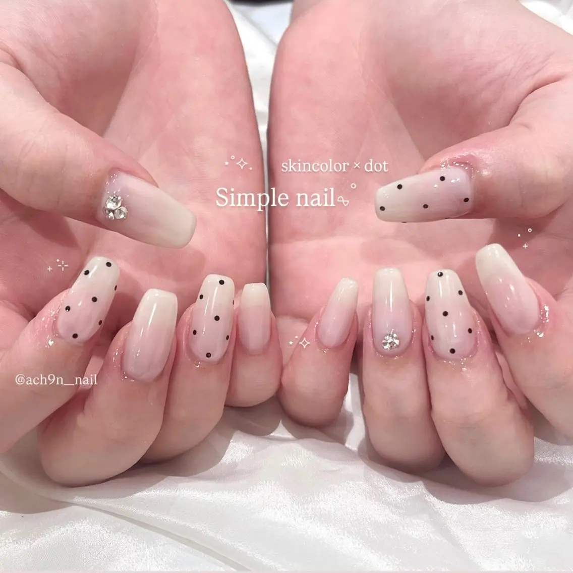 ネイル ドット シンプルネイル aoi ♡のネイルデザイン