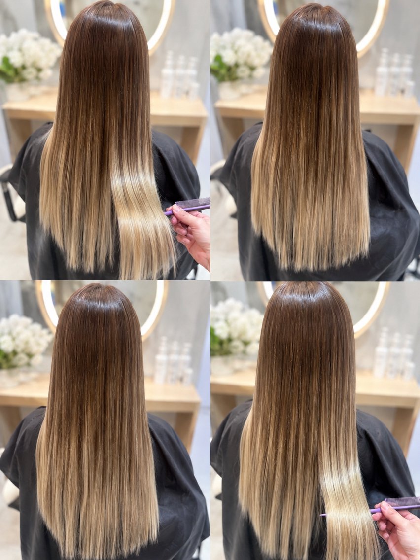 ロング カラー ‼️最新ハネエクステ 原宿のヘアスタイル