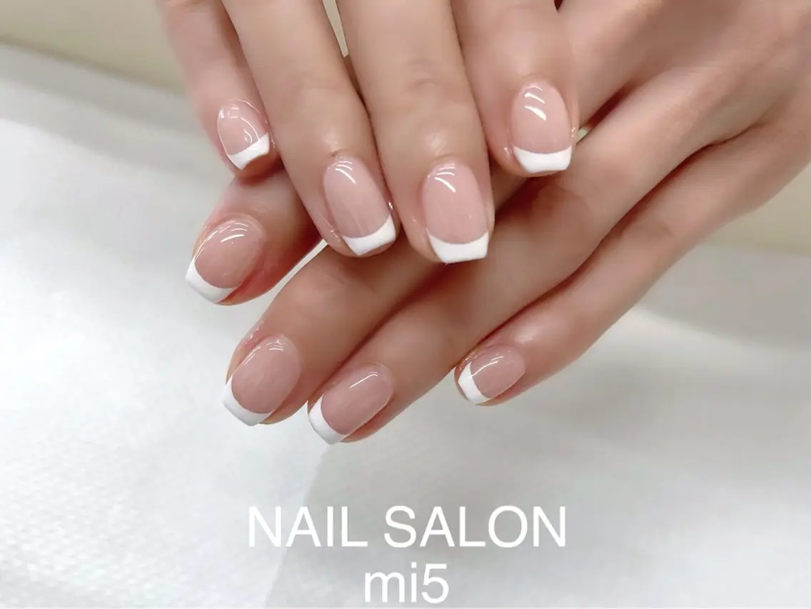 ネイル フレンチネイル NAIL SALON mi5／Momokoのネイルデザイン