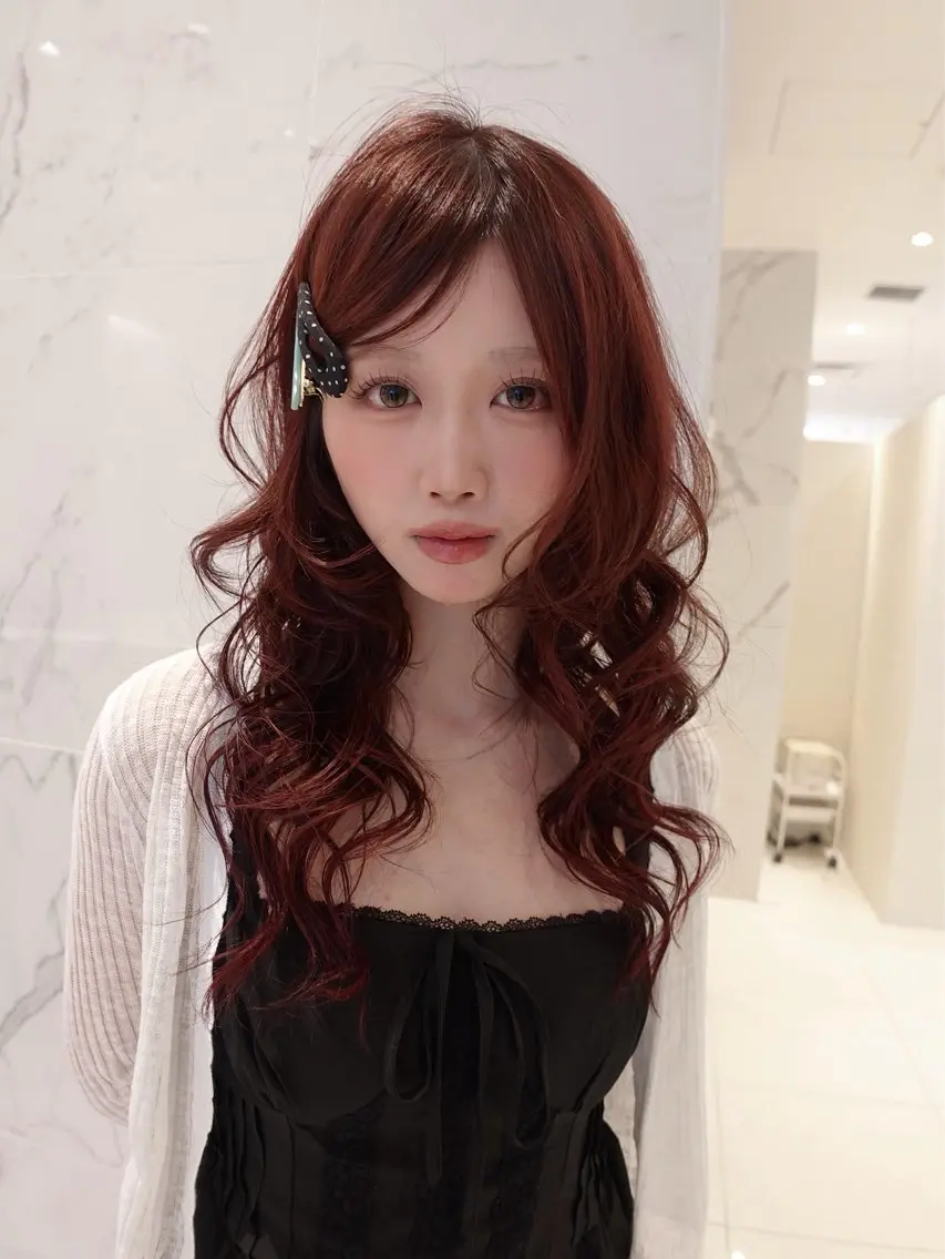 セミロング ヘアカラー トリートメント 透明感カラー 🫧/つばめのヘアスタイル