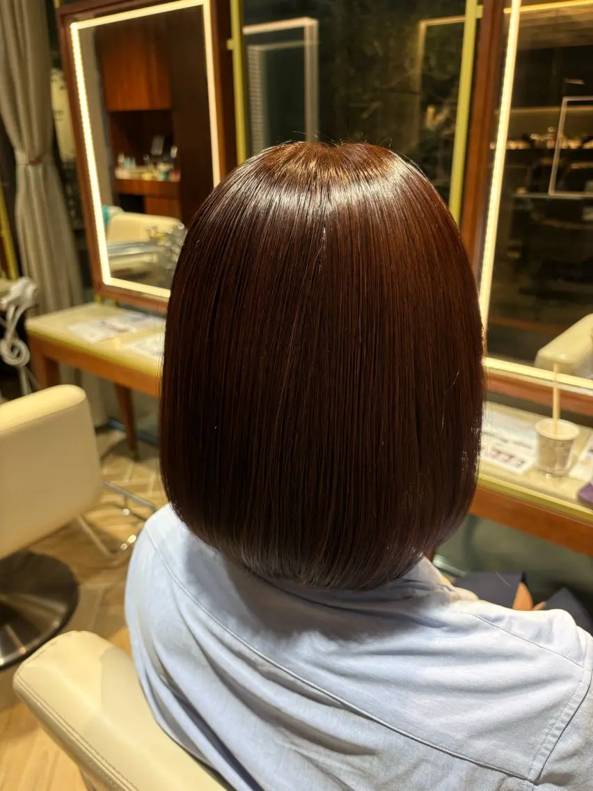 ミディアム カラー ヘアカラー トリートメント 山本 瑠虎のヘアスタイル