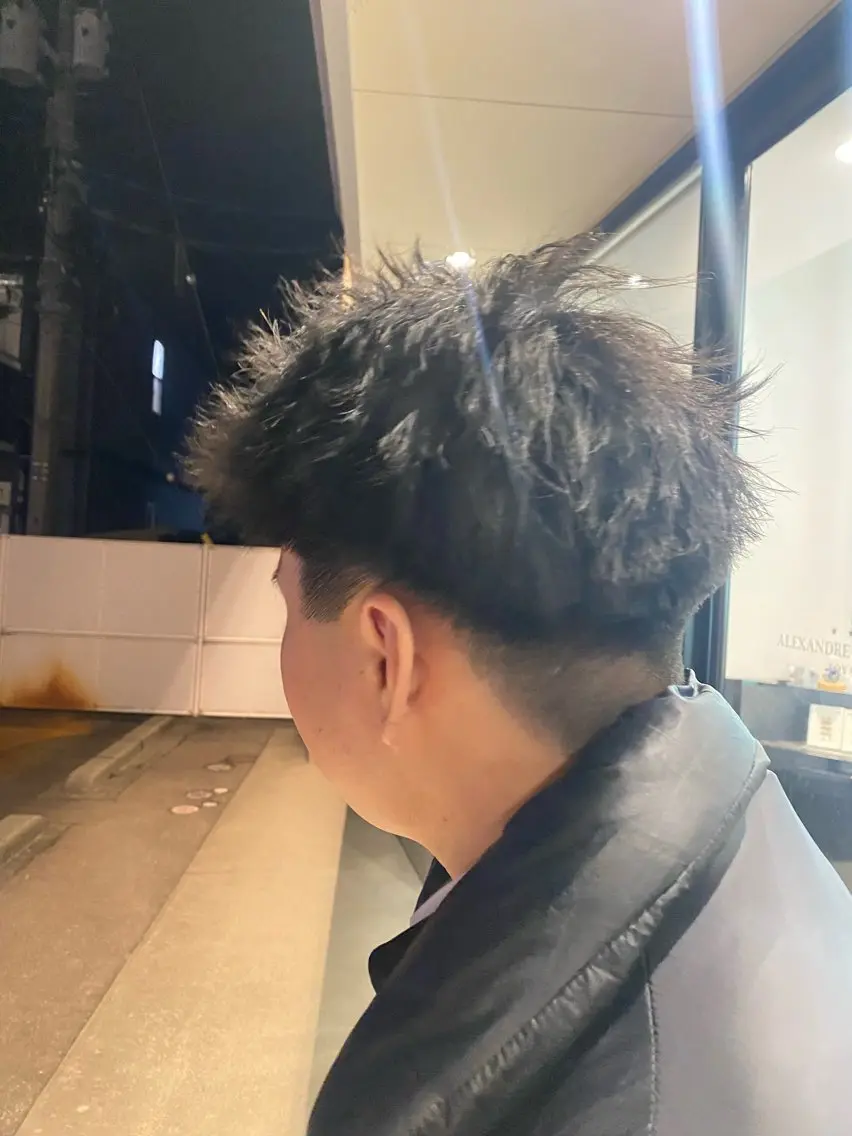 メンズ スパイキーショート カット 水野 聖哉のヘアスタイル