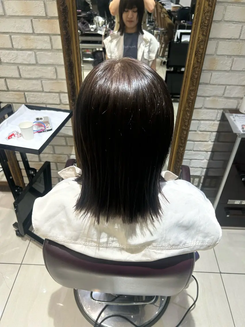 ミディアム カラー LiNa🌿 カラーモデル募集中のヘアスタイル