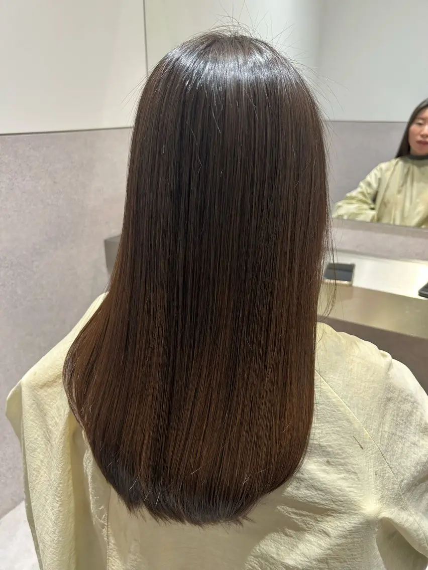 ロング カラー 小澤 達也のヘアスタイル