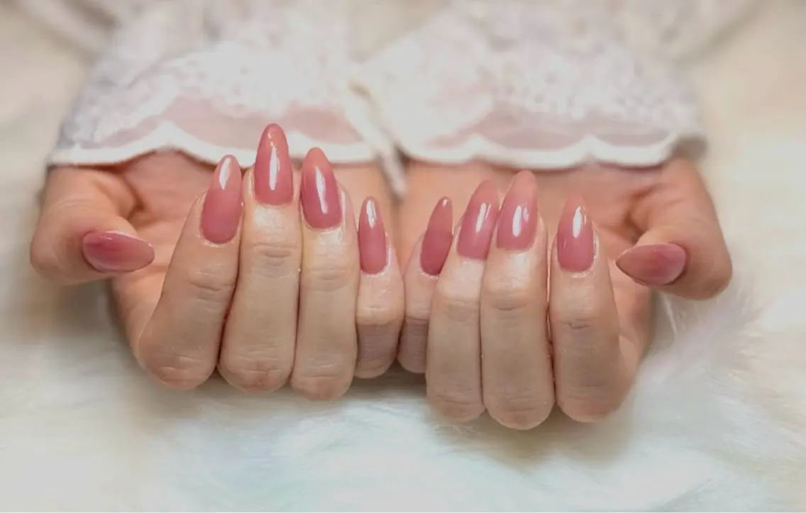 ネイル オーロラネイル チークネイル フットネイル フレンチネイル ジェルネイル Nichi Nailsのネイルデザイン