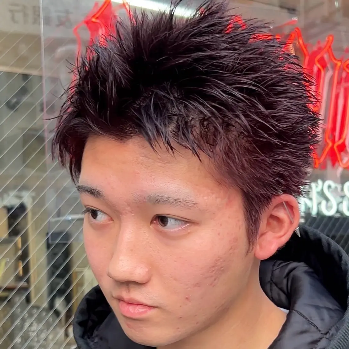 ショート カラー メンズ カラー特化/海外系/ ハイライト/豊閃のヘアスタイル