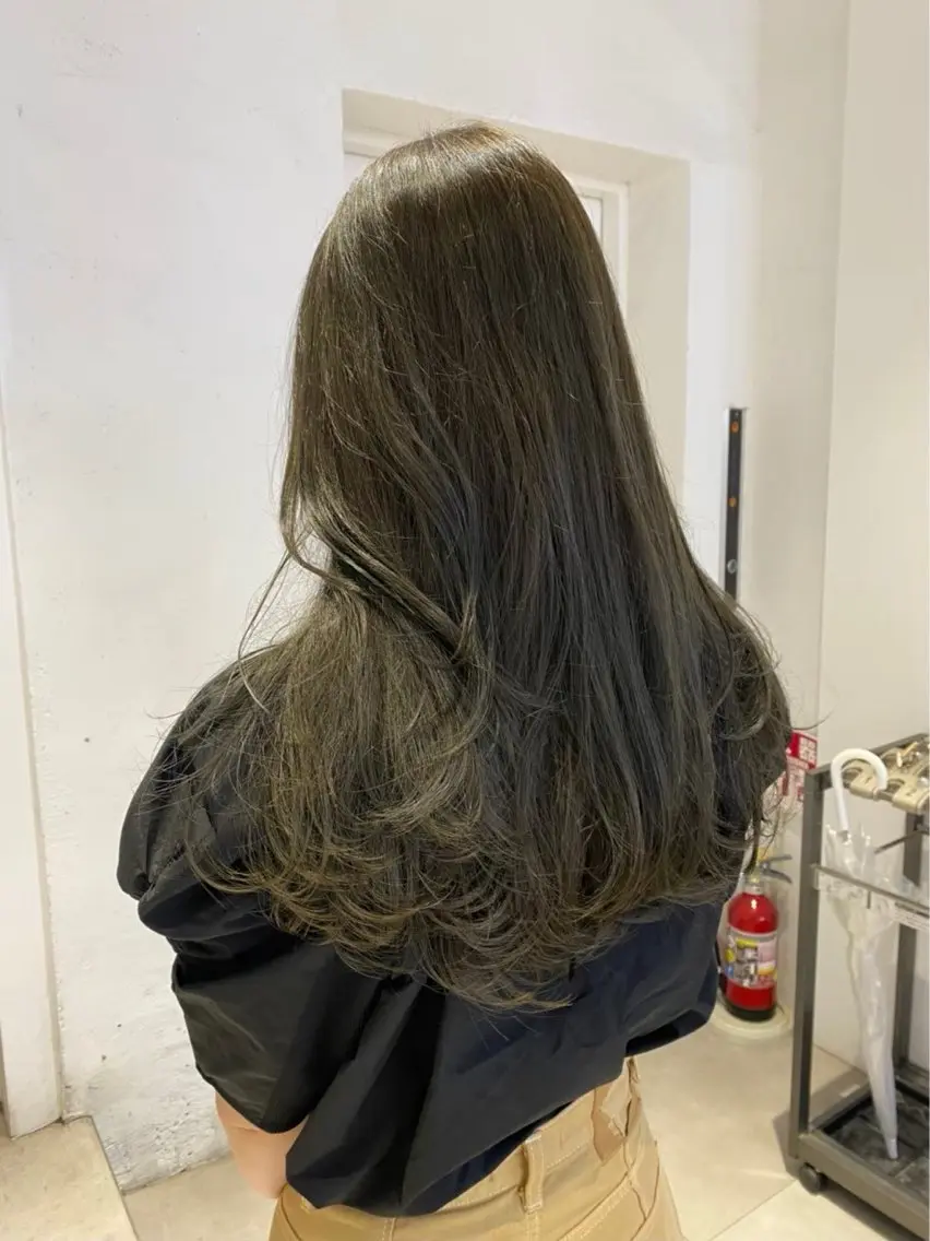 セミロング 山田 遥真のヘアスタイル
