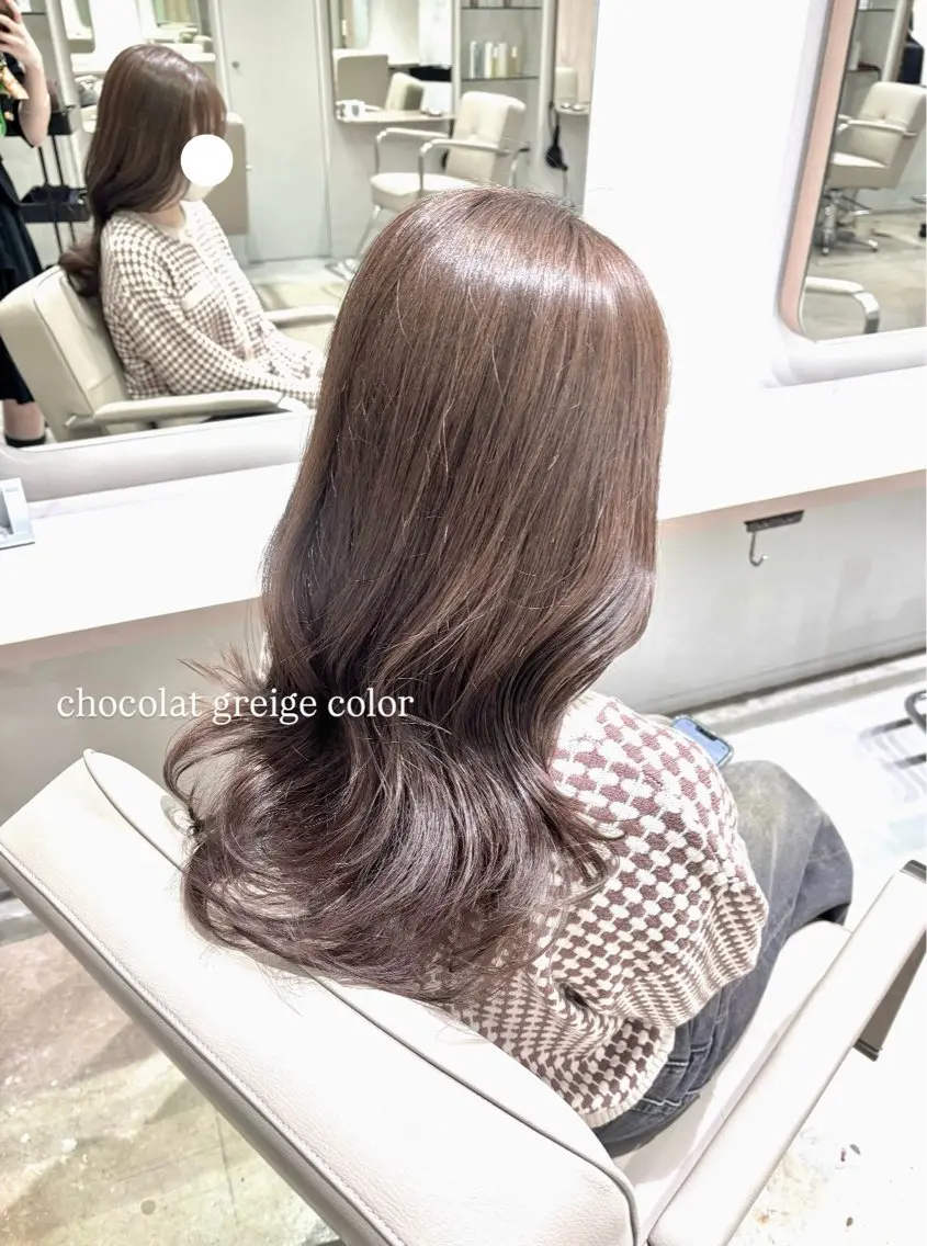 ロング カラー ヘアカラー トリートメント ヘッドスパ ヘアセット 透明感カラー・レイヤ ー🎀amika🎀のヘアスタイル