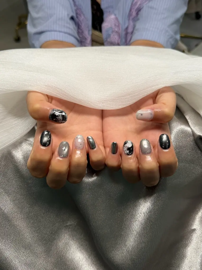 ネイル ハンドネイル Mermaid Nail みはなのネイルデザイン
