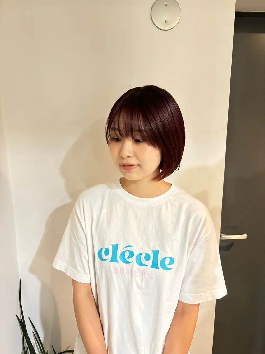 カラー 岩崎 優のヘアスタイル