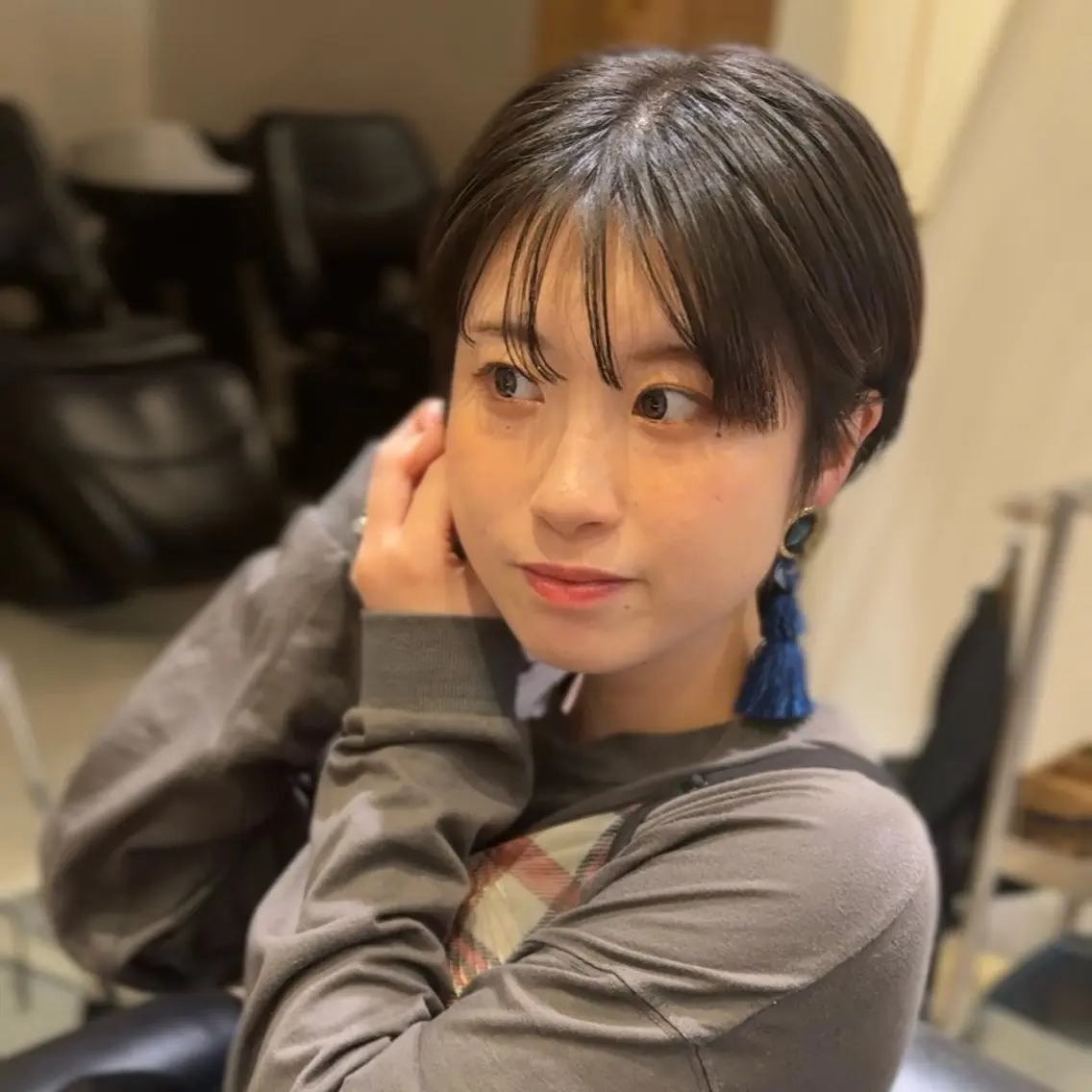 ショート 🤍江坂 ハヤシアヤナ🤍のヘアスタイル