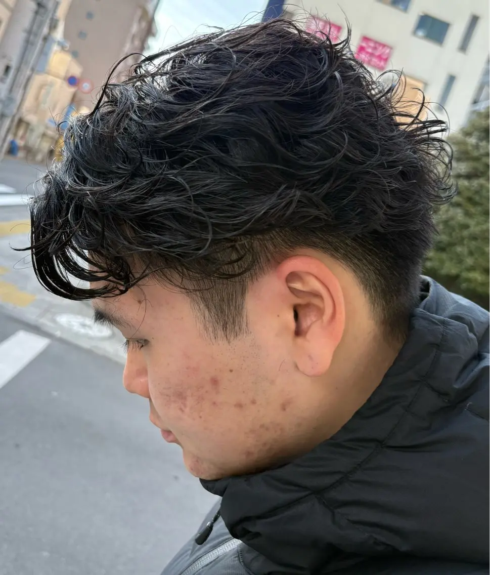 ショート カット パーマ 髙田 公平のヘアスタイル