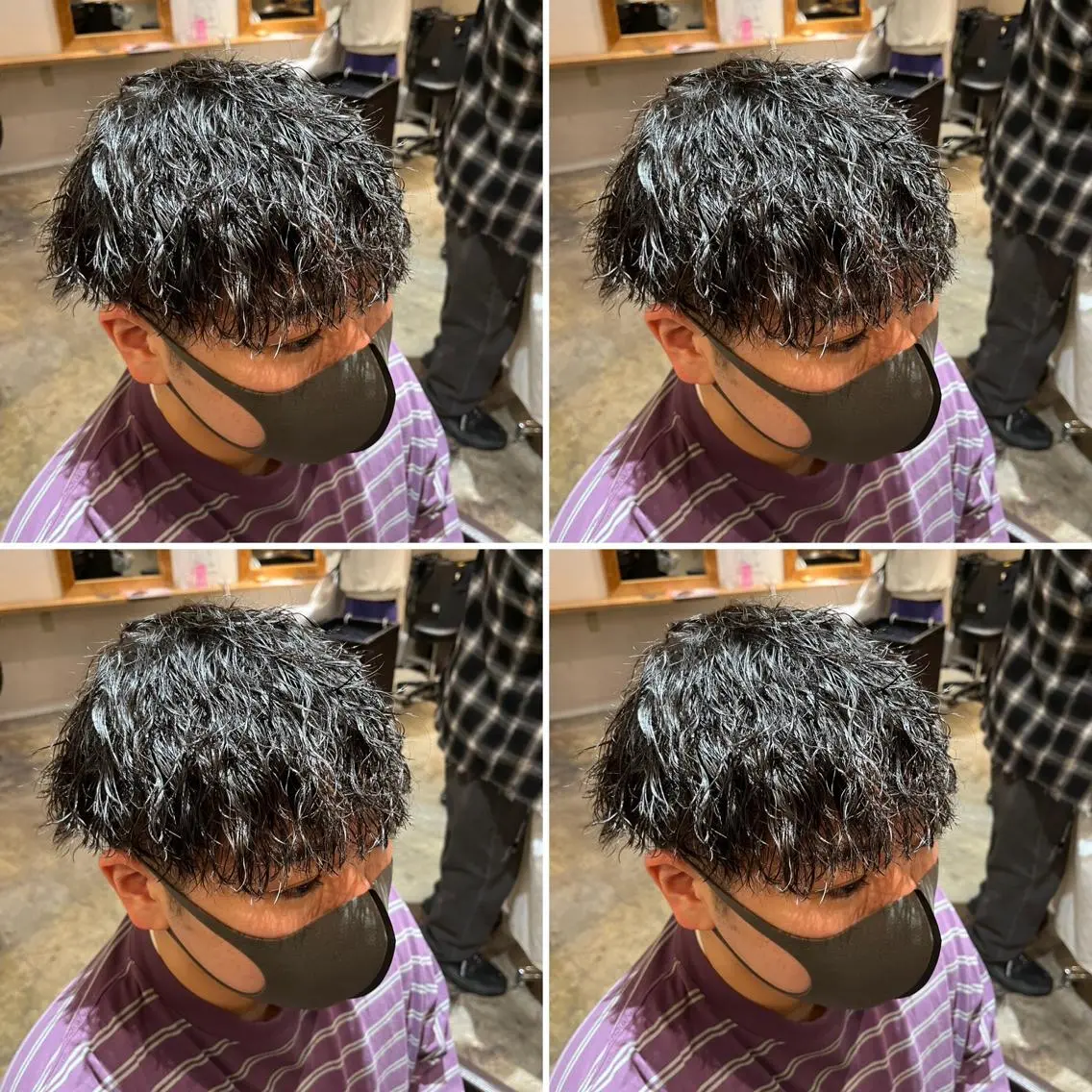 パーマ メンズ カット ヘッドスパ ヘアセット 💈メンズパーマ特化 店長望月謙二郎💈のヘアスタイル