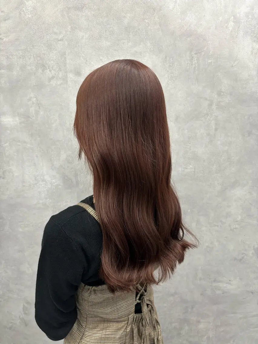 セミロング カット ヘアカラー トリートメント NUMBER 天王寺YUYAのヘアスタイル